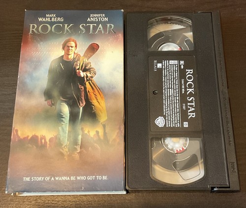 Rock Star 2001 VHS Tape Warner Bros 2001 Mark Wahlberg Jennifer Aniston - Picture 3 of 4