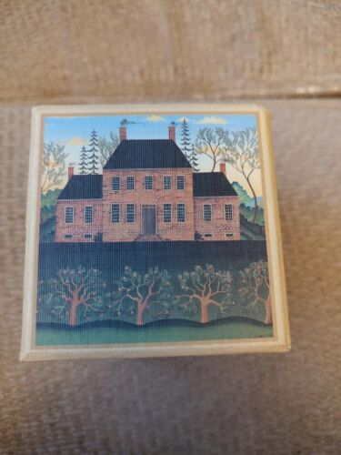 Bob’s Boxes Decorative Presentation Square Box Peaceable Homestead 3 1/4” - Picture 3 of 4