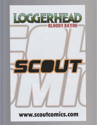 LOGGERHEAD: BLOODY BAYOU ASHCAN (2020 ComicsPro Retailer RRP Preview, Scout) NM - Picture 2 of 2