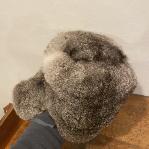 Fur Trapper Hat Russian Trooper Hunting Small Read Desc - Picture 4 of 9