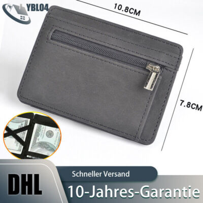 Magic Wallet Geldbörse Herren klein Slim Portemonnaie Mini für Men Geldbeutel