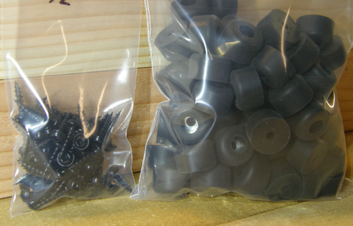 NEW! Silicone Rubber Bumper Feet (SMALL 1/2")(5/8")(7/8") Utility BLACK (FIRM) - Picture 18 of 18