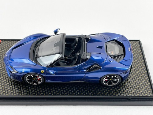 BBR 1:43 Ferrari SF90 Spider Blu Elettrico Metal Blue Limited 250 pcs BBRC244B - Picture 10 of 12
