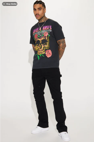 Guns N Roses 1991 US Tour Short Sleeve Tee - Black size xxxl 3x - Imagen 5 de 7