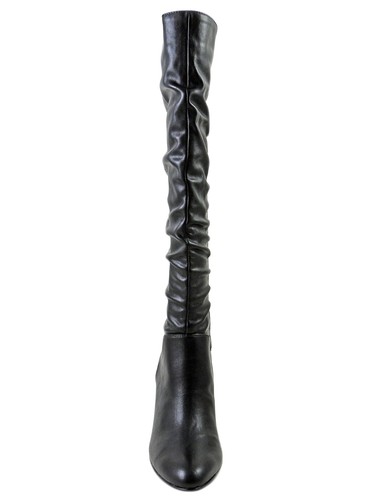 Alfani Women's Taye Knee-High Boots Black Leather Size 5 M - 第 3/5 張圖片
