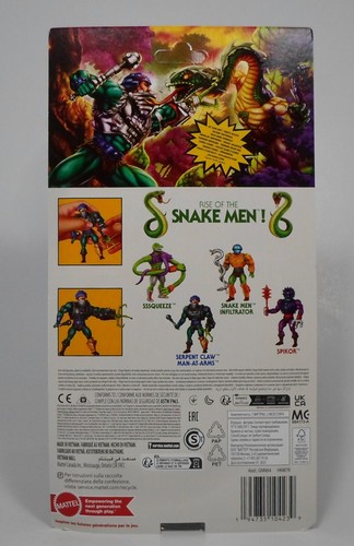 MATTEL 2023 MOTU ORIGINS SERPENT CLAW MAN AT ARMS EUROPEAN FIGURE MOSC SEALED - Picture 9 of 12