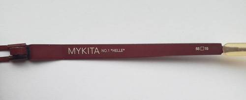 MYKITA NO.1 HELLE Handmade Eyeglasses Frames Red Germany 55-15 140 Col 135 HTF! - Picture 3 of 4