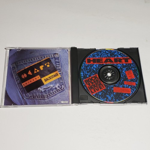 Heart – Rock The House Live! (CD, 1991, Capitol Records) BMG Music Combined Ship - Imagen 3 de 3