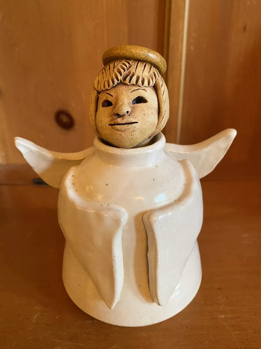 Rare Rita Ward Art Pottery Angel Oil Light Lamp Terra House Made