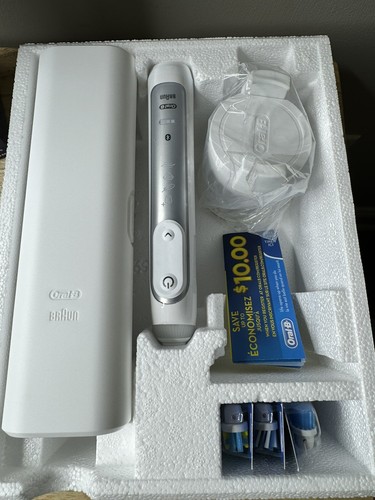 Oral B Genius X Cepillo de Dientes Recargable Paciente Kit de Inicio y Cabezal de Cepillo - Imagen 5 de 5