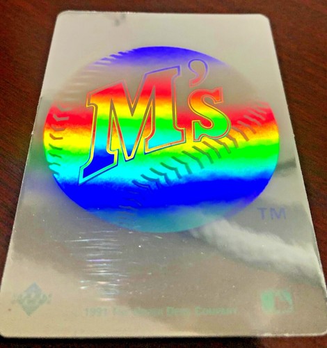 1991 UPPER DECK TEAM LOGO HOLOGRAMS (Count: 7 each) Baseball, NMint (You Pick!) - Picture 13 of 17