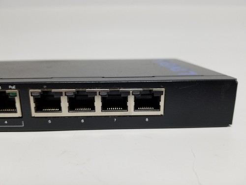Linksys LGS108P Unmanaged Gigabit 8-Port Switch, PoE+ w/Power Adapter - Bild 5 von 13
