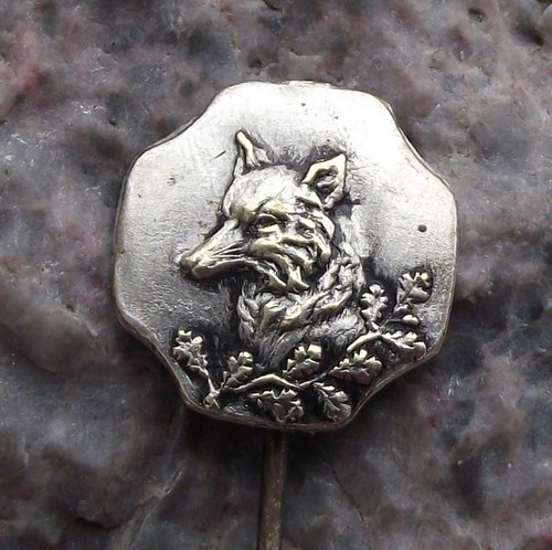 Vintage Wildfuchs Jagd Jäger Tschechischer Jagdverband CSMS CMS Pin Anstecker - Bild 3 von 4