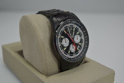 Puma Men's Black SS Chronograph PU102161003 $205 Watch - Picture 2 of 5