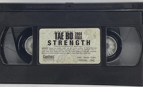 Tae Bo 2004 Capture The Power BIlly Blanks Strength VHS **Buy 2 Get 1 Free** - Picture 3 of 3