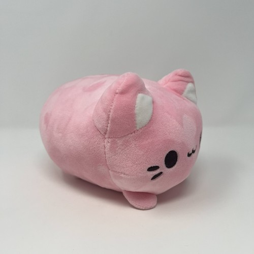 Peluche Aurora Tasty Peach Meowchi Fragola Gattino Gatto 8" Rosa 2018 Kawaii - Foto 4 di 8