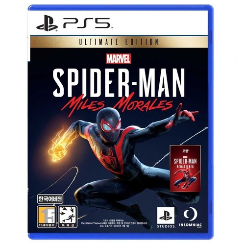 PS5 Spider Man Miles Morales Ultimate Edition [Versione Coreana] Inglese Cinese - Foto 1 di 3