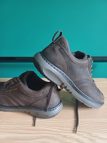 Herren Dunkelbraun Leder Clarks Pro Schnürschuhe Freizeitschuhe UK 9 H EU 43 US 10 - Bild 10 von 10