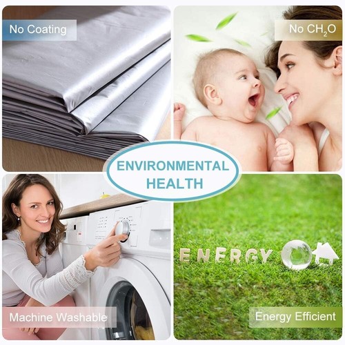 Tende insonorizzate a tripla trama - Tende oscuranti extra large 240" x 90" - Foto 8 di 10