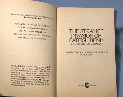 The Strange Invasion of Catfish Bend Ben Lucien Burman Paperback 1981 - Picture 2 of 4