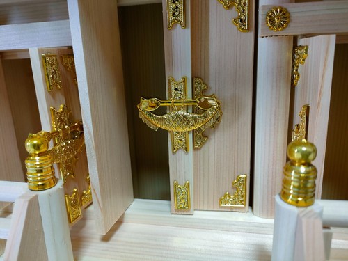 shinto Kamidana Japanese Home household shelf altar shrine ornament H36cm/14.1in - Picture 13 of 24