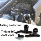Fall Protection Frame Slider Fairing Crash Pad Protector For Trident 660 21-22