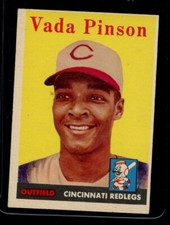 1958 Topps #420 Vada Pinson RC Reds EX LOOK!
