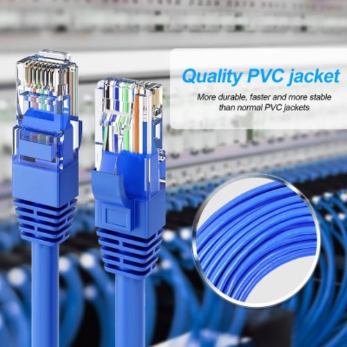 CAT6 RJ45 Ethernet Netzwerk High Speed LAN Internet Patch UTP Kabel 1m-30m CCA UK - Bild 20 von 36