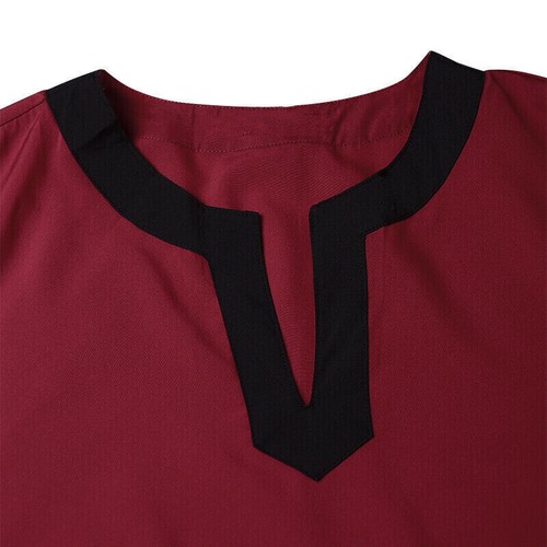 Men Medieval Knight Tunic Tops Warrior Renaissance LARP Shirt Halloween Costume - Picture 9 of 27