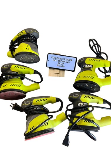 ALL PARTS/REPAIR NOT WORKING Ryobi Corded 5 Pc Orbital Sander Lot Model Number R - Afbeelding 1 van 4
