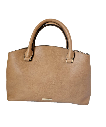 Women HandBag ENZO ANGIOLINI color caramel New 16" soft Leather Tote