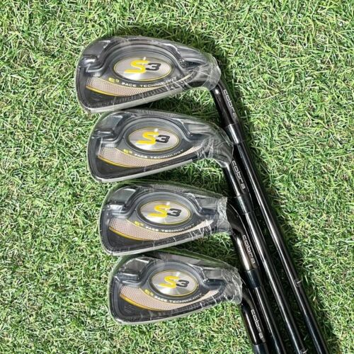 NEW Cobra S3 Iron Set of 7 5-9 PW SW TOUR AD Graphite Flex R USED - Picture 2 of 9