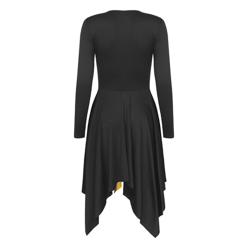 US ~ Damen Metallic Farbblock Anbetung Kirche Lob Tanz Kleid Tunika Kleid - Bild 9 von 43
