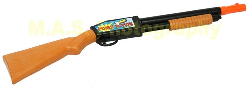 SET OF 2 - Soft Throw Dart Rifle Shotgun Toy, Pump Action, Kid Hunter Game - Picture 8 of 8