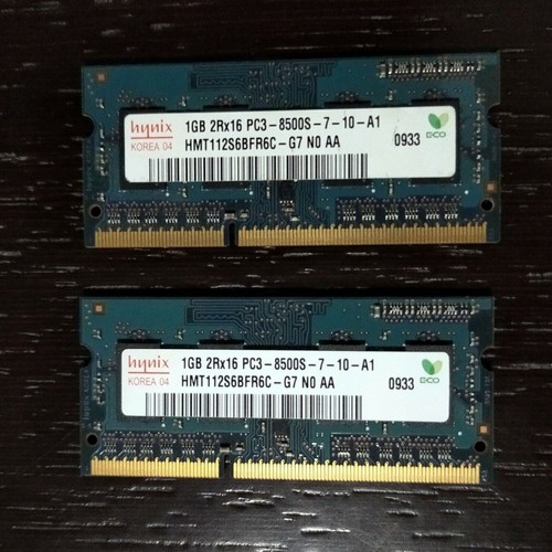 Hynix RAM 1GB 2GB DDR3 1066 MHz Ram Hynix Laptop Memory SO-DIMM 204 Pins - Picture 8 of 10