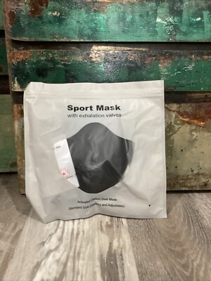 Sport Mask with 5 layers Activated Carbon Filter Inside & Breathing Valve 