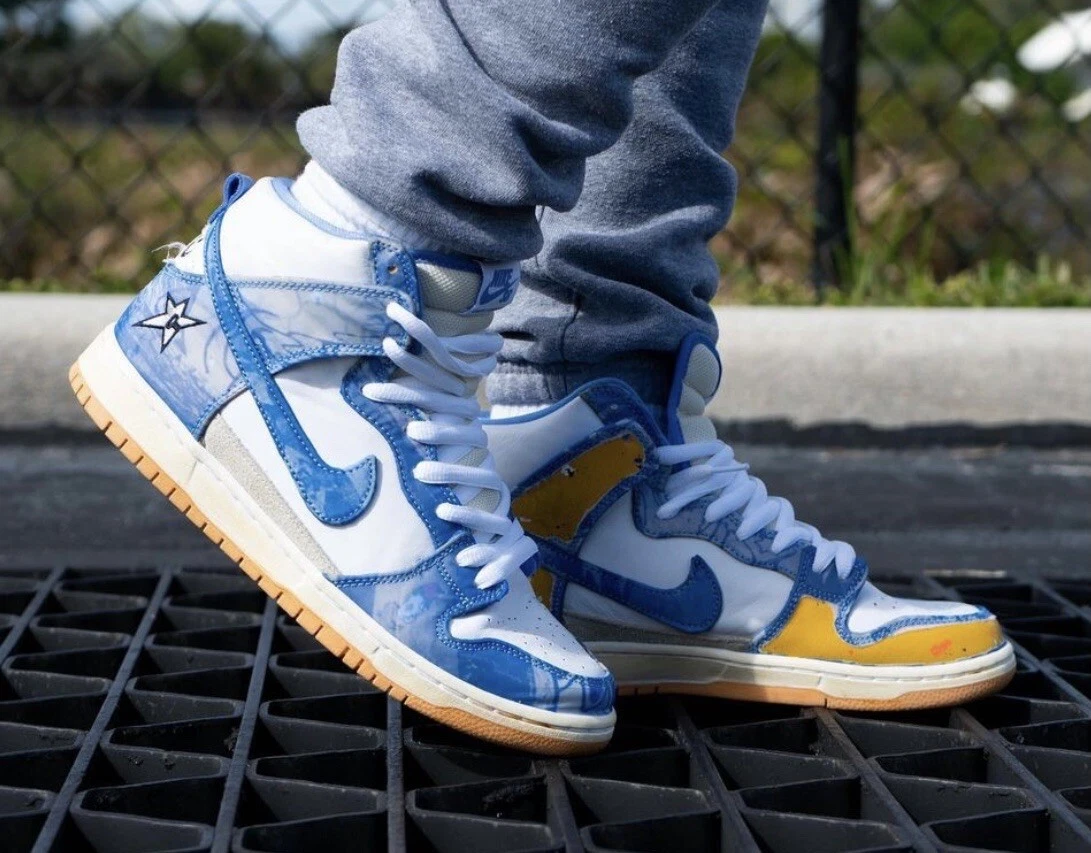 Nike Carpet Company x Dunk SB High Blue - огромный выбор по лучшим