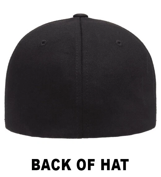 Heckler & Koch HK Logo Embroidered Flexfit Fitted Ball Cap Black Navy Olive Red - image 2 of 3