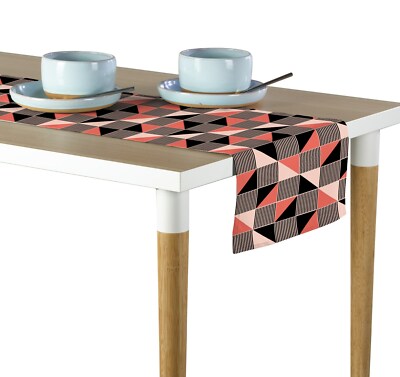 Geometric Craze Table Runners - 12''x72'' or 14''x108''