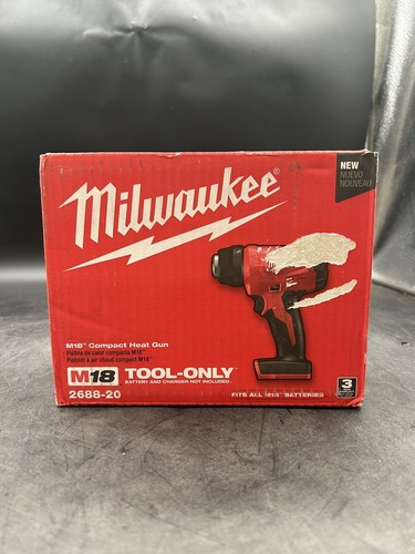 New In Box Milwaukee 2688-20 M18 Heat Gun Compact Cordless Battery Powered 18V - Picture 1 of 5