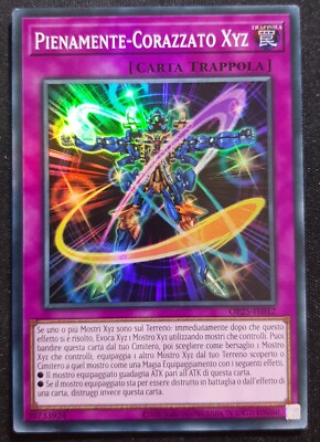 VOLLGEPANZERTES XYZ Super Rare auf Italienisch OP25-IT012 YUGIOH