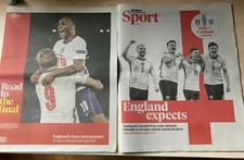 New Guardian Observer Euro 2020 Souvenir Specials 10+11 July 21 England Expects
