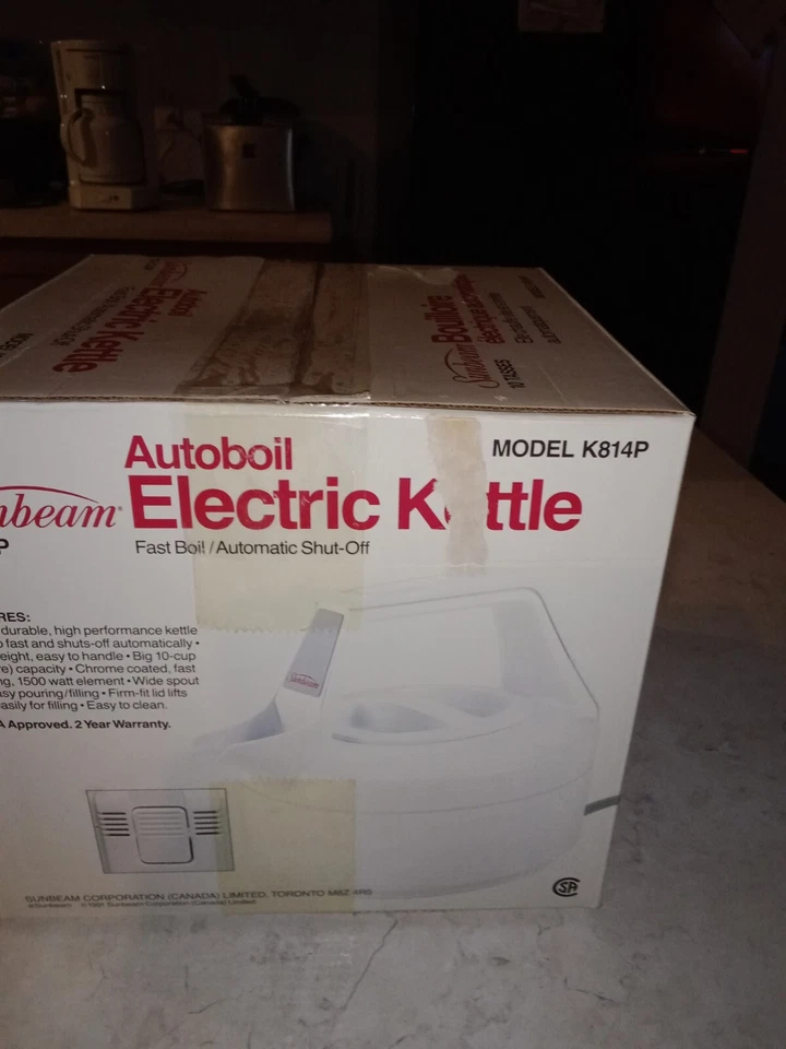 Hervidor eléctrico de ebullición rápida Sunbeam Autoboil 10 tazas nuevo en caja Foto 2 de 4