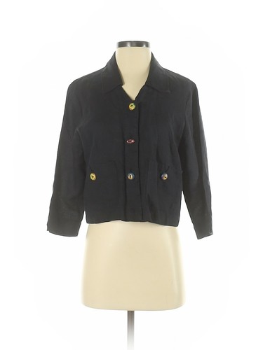 Barbara Lesser Women Blue Jacket S