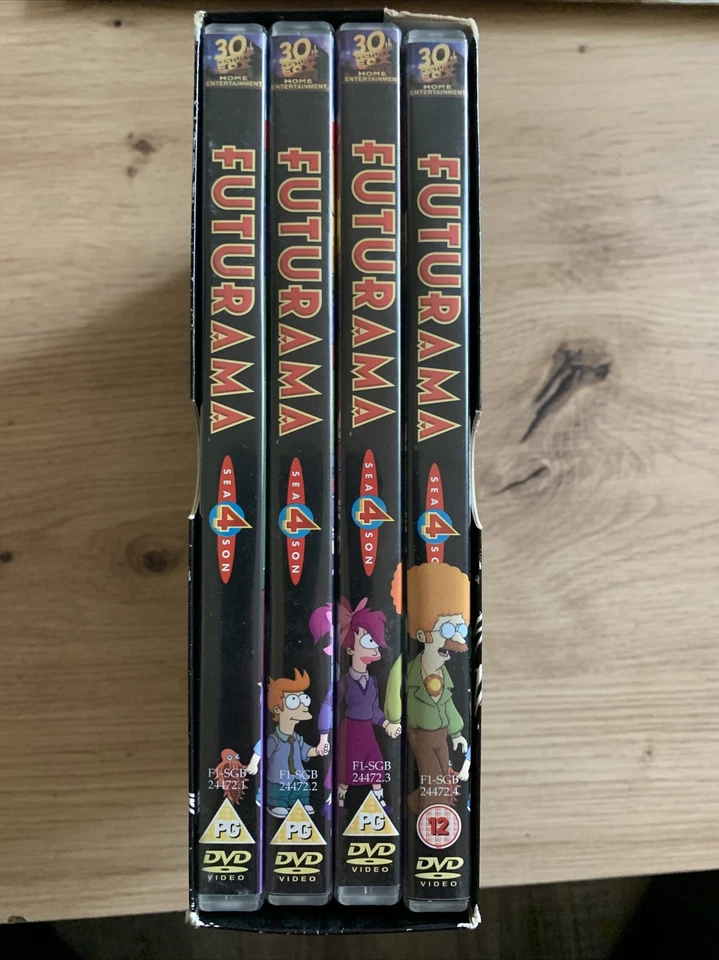 Futurama Season Four 4 Complete - Box 4 x DVD English Region 2 - Bild 2 von 4
