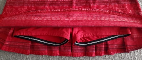 🦄 LN Lululemon Run PACE SETTER SKIRT w Tennis Shorts Red Make Davie Run Crazy 6 - Bild 10 von 12