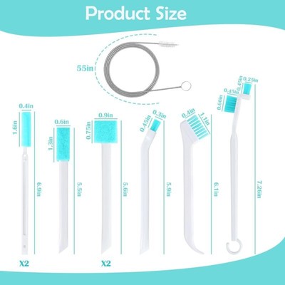 Multi-functional gap cleaning brush 8-piece gap brush 8-piece gap brush +2 dredg