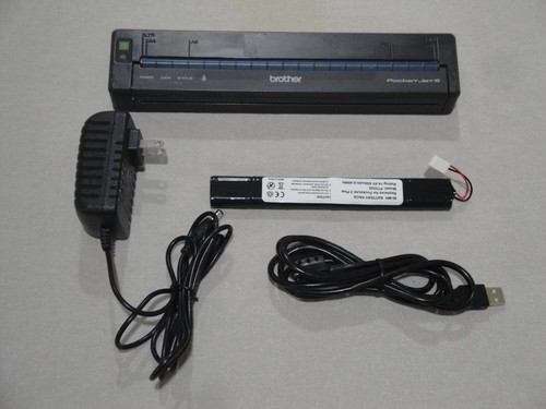 Brother Pocketjet 6 662 Bluetooth Thermodrucker neuer Akku Netzteil USB - Bild 1 von 7