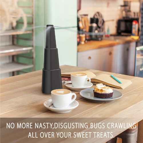 4 Pack Fly Repellent Fans - Keep Pests Away From Outdoor/Indoor Tables, Picnics - Picture 5 of 16