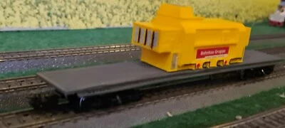 ☆SELTEN☆ MÄRKLIN H0  ☆ FLACHWAGEN MIT KOMMANDOZENTRALE ☆ BAHNBAU GRUPPE  EVP  - Bild 1 von 4